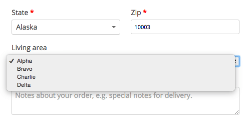 custom-woocommerce-shipping-area-checkout-field