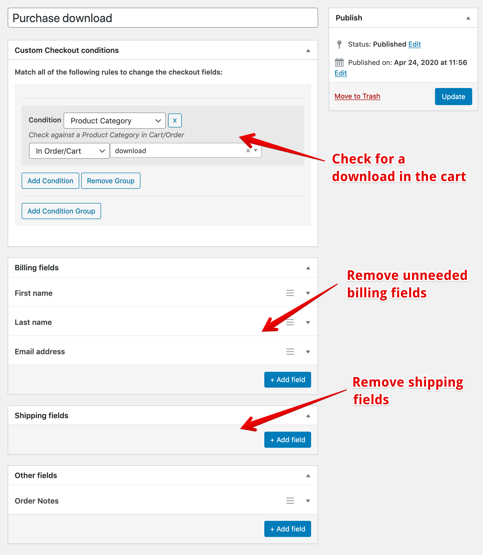 Woocommerce Custom Checkout Fields Shop Plugins 4635